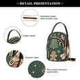 thumbnail image 4 of FORMRS Crossbody Bag for Women Quilted Travel Shoulder Cell Phone Purse with Chain Strap Handbag, Christmas Cartoon Gingerbread Pattern, 4 of 7