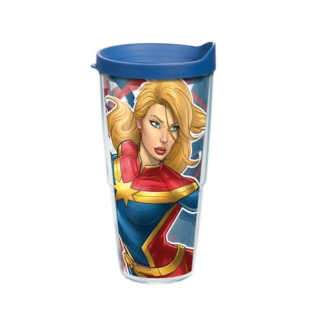 

Marvel Captain Marvel 24 oz Tumbler with lid