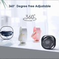 thumbnail image 3 of USB Fan Mini Portable Fan Silent Fan Desk Fan 3 Speeds Adjustable USB Powered(White), 3 of 5