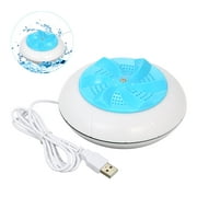 Portable Washing Machine 1 kg Laundry Quantity Mini Rotating Washer with USB Cable for Travel Home Business Trip