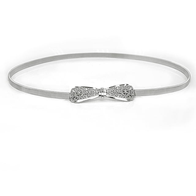 Ceintures de Taille pour Femmes Mode Mode Sangle en Cuir Femmes Ceintures en Cuir avec Boucle Dorée Ceintures Fines pour Robe Pantalon Ceintures Rouges Ceintures Fines pour Femmes Boucle Argent,Argent