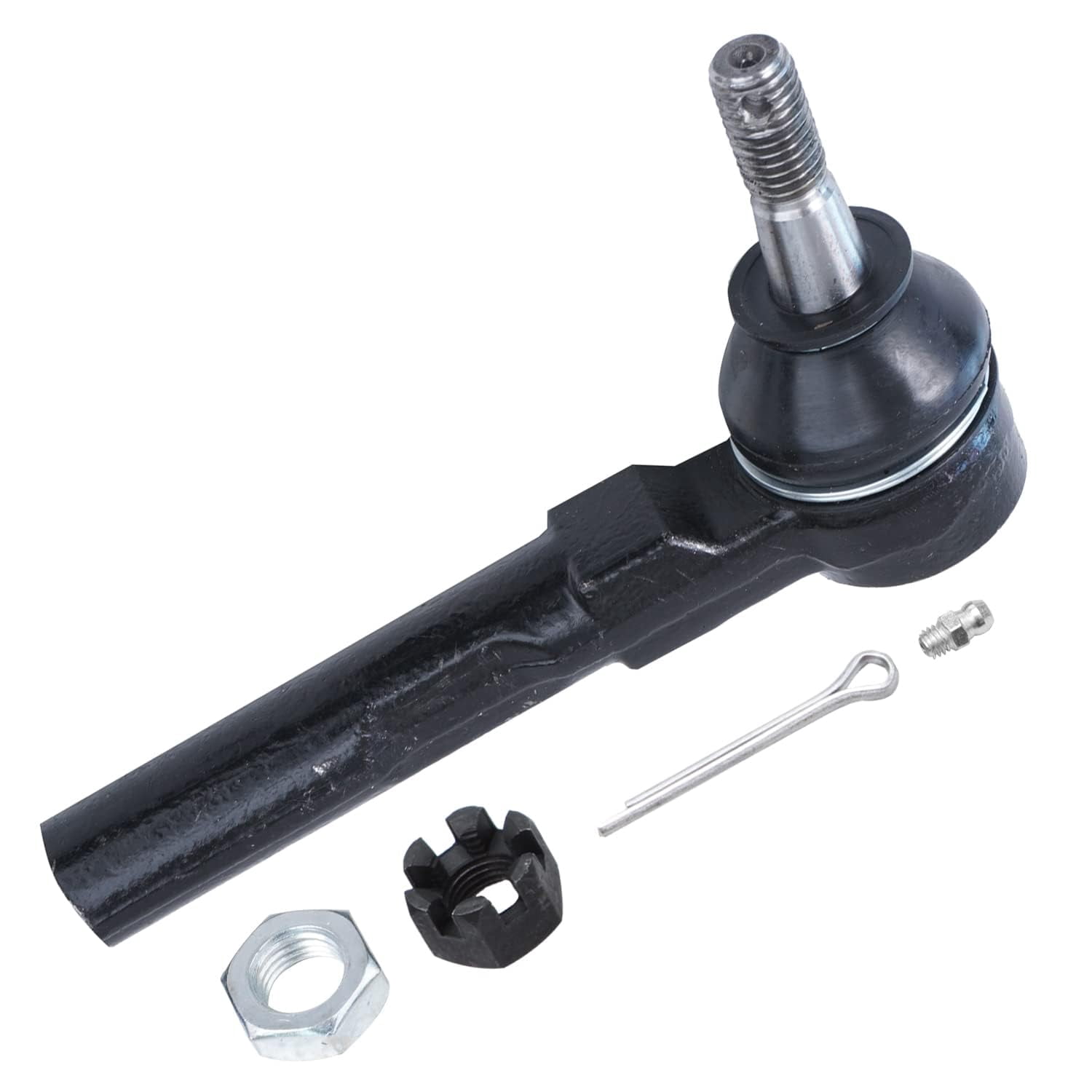 Detroit Axle - Front Tie Rods Kit for 2004-2012 Chevy Malibu 2005-2010 Pontiac G6 2007-2009 Saturn Aura 4 Inner & Outer Tie Rod End Links 2 Boots 2008 Replacement