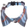 thumbnail image 3 of Collier pour Chat Collier Mignon pour Chaton avec Clochette Collier à Carreaux pour Chat Collier pour Animal de Compagnie Ajustable, 3 of 8