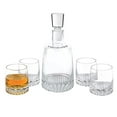 thumbnail image 1 of Mouth Blown Crystal European Made 5 Pc. Whiskey Set, 1 of 1