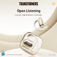 thumbnail image 3 of Transformers TF-T59 Ear-Hook True Wireless Bluetooth Earbuds with Mic, Low Latency Game/Music Modes, 13mm Drivers, Secure Fit Sport Headphones, IPX5 Waterproof Deep Bass Sound – Airazor Beige, 3 of 13