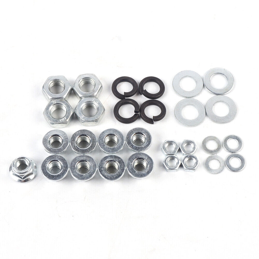 100CC 2-Stroke Bike Gas Motor Engine Kit DIY Full Set for 26" 28" Bicycle 48 km/h Silver