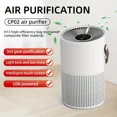 thumbnail image 2 of Air Purifiers For Bedroom Home, 4 Layers True HEPA Air Filter, 20db Quiet HEPA Filter For Dust Smoke Pollen Pet Dander Hair Odor,, 2 of 5