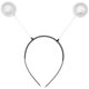 thumbnail image 1 of Diadema con antena alienígena, bolas de purpurina, diadema para el pelo, cosplay, temática espacial, disfraz de alienígena, recuerdo de fiesta, 1 of 8