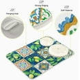 thumbnail image 4 of Moroccan Lemon Fruits Leaves Dish Drying Mat for Kitchen Countertops Sinks Drying Mat Absorbent Heat Resistant Dishes Drainer Pad 18 x 24 Inch, 4 of 7