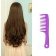 Weipeensee Wet Haircut Hair Comb Hairdressing Plastic Detangler Handle