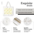 thumbnail image 4 of Yiaed Lemon Potatoes Print Fluffy Shoulder Bag Plush Bags Women Ladies Tote Bag Fluffy White Furry Purse Handbag for Autumn and Winter, 4 of 7