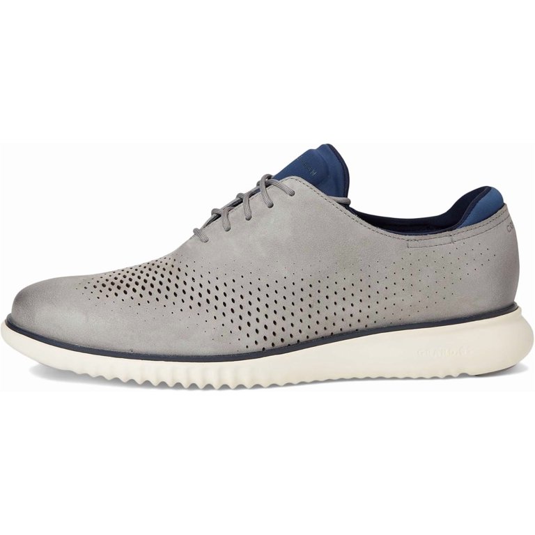 COLE HAAN 2.ZEROGRAND LASER WINGTIP MEN SHOES - Sea Stone  display picture 1