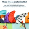 thumbnail image 3 of OUTOP Baby Cloth Book Cartoon Animals Tail Cloth Book Educational Enlightenment Toys For 0-3 Years Old Kids, 3 of 8