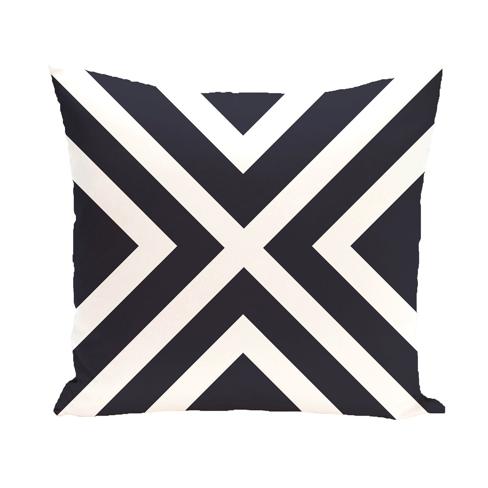Simply Daisy 16" x 16" X Marks the Spot Stripes Print Pillow