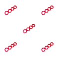 thumbnail image 1 of maskred Set of 4 Wheel Nut 1:8 1:7 RC Vehicles for Accessories Replacement Red Diameter:17mm 5Set, 1 of 6