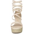 thumbnail image 3 of Unique Bargains Sandales à Talons Compensés Espadrilles à Lacets pour Femmes, 3 of 6
