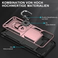thumbnail image 3 of [PST] Samsung Galaxy Z Flip 4 5G 2022 Kickstand Rotation Anneau Cas, Robuste Hybride Absorption des Chocs Robuste Étui Rigide Téléphone, 3 of 4