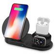 thumbnail image 1 of axGear Station de Charge 3-en-1 avec Socle de Charge Sans Fil Qi, Support de Chargeur, 1 of 6