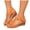 Orange, variant on Women's Slingback Wedge Sandals Slip On Summer Slippers with Metallic Accents Comfortable Dressy Platform Walking Shoes Black Size 6