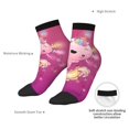 thumbnail image 6 of Fuzoiu Cute Pink Axolotl A Print Adult Socks, Crew Moisture-wicking Socks, Unisex Cushion Crew Socks,Casual Sports Ankle Socks, 6 of 7