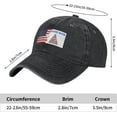 thumbnail image 5 of Apalachee Nation Flag and America Baseball Cap for Men Women Hat Adjustable Vintage Cotton Dad Caps, 5 of 9