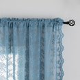 thumbnail image 3 of Cortinas YJ YANJUN Stone Blue Encaje Transparente 132 x 160 cm, 3 of 6
