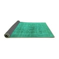 thumbnail image 2 of Ahgly Company Indoor Rectangle Oriental Turquoise Blue Industrial Area Rugs, 2' x 3', 2 of 4