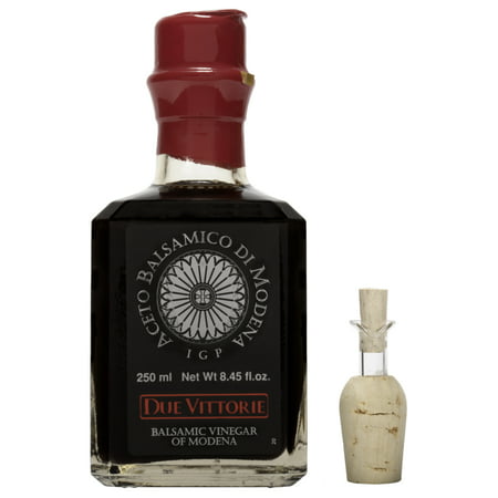Due Vittorie Argento Silver Balsamic Vinegar, 8.45fl oz / 250ml with Cork (Best Balsamic Vinegar In The World)
