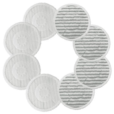 Hometimes 8 Packs Replacement Steam Mop Pads for Shark S7000 AMZ S7020 S7001 S7001TGT Steam & Scrub All-in-One Scrubbing Mop