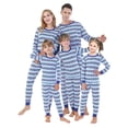 thumbnail image 1 of Mialoley Ensemble de Pyjamas de Noël Assortis pour la Famille, T-Shirt à Rayures + Pantalon Long, 1 of 9