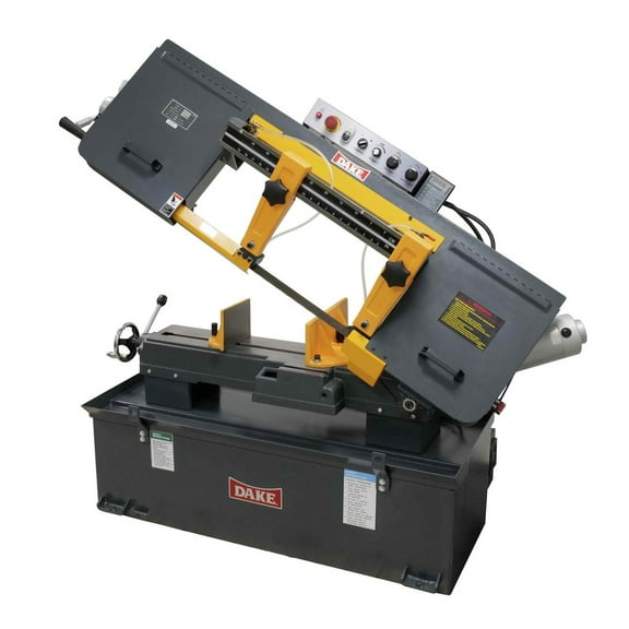 Dake D-983114 Model SE1018 220V 1-Phase 10 in. Rounds 18 in. Flats Standard Duty Horizontal Bandsaw