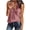Pink, variant on WIZUTIZ Corset Tops for Women Sales Trendy Fluffy Athletic Tee Solid Linen V-Neck T-shirt Elegant Short Sleeve Cotton Blend Tshirts Pure Colour Tunics Shirts Breathable Ladies Blouse Red