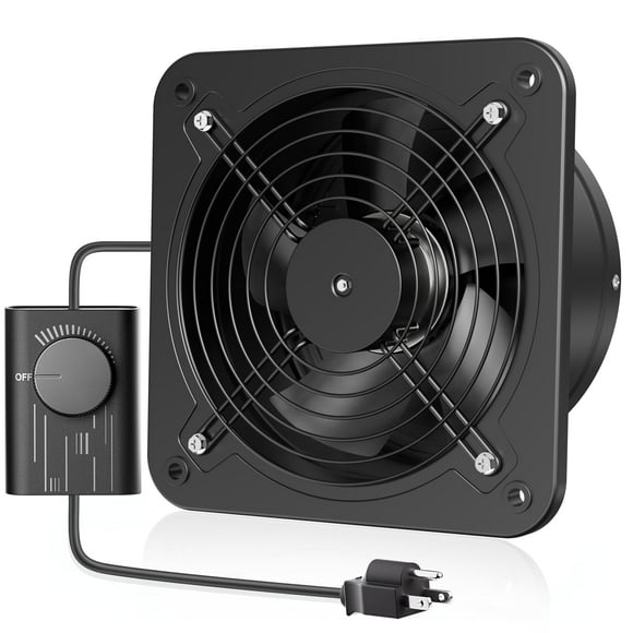 Ventilador de escape HG Power de 10 pulgadas con controlador de velocidad 988m³/h
