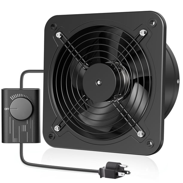Ventilador de escape HG Power de 10 pulgadas con controlador de velocidad 988m³/h