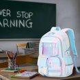 thumbnail image 5 of Girl Backpack Lightweight Large Capacity Girls Backpack Breathable Straps School Daypack Light Blue One Size, 5 of 6