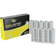10x Exell Battery Li-FePO4 Size 14430 Rechargeable Battery 3.2V 400mAh USA SHIP