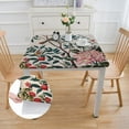 thumbnail image 2 of Acheng Floral Design Bird Tree Branch Square Tablecloth 100% Polyester Fiber 46*46, 2 of 8