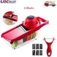 thumbnail image 3 of Toystoory Juego de rebanadoras de mandolina multifuncional, herramienta de cocina Manual, rallador, cuchillas intercambiables convenientes Cocina y Comedor Toystoory HA014578-00, 3 of 6
