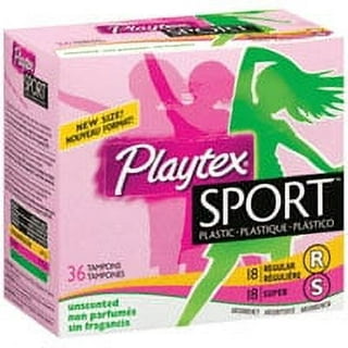 Playtex, Playtex Sport Tampons with Plastic Applicators Unscented  Multi-Pack, 36 Each, Shop Playtex, Playtex Sport Tampons with Plastic  Applicators Unscented Multi-Pack, 36 Each Online