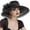 Black, variant on BAODANN Fashion Women's Wide Brim Sun Hat With Breathable Mesh And Flowers Stylish Sun Hat For Summer Womens Hiking Gear Summer Damsel Hat Tennis Hat Hiking Hats for Men Prick Hat Ladies Visors