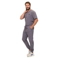 thumbnail image 5 of M&M SCRUBS Men's Jogger Scrub Set – Luxe Stretch Medical Uniform, V-Neck Scrubs Top & Jogger Pants (Charcoal, 3X-Large), 5 of 7
