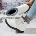 thumbnail image 4 of Womens Winter Snow Boots Warm Fleece Lined Ankle Boots with Arch Support and Zipper Slip On Waterproof Fuzzy Thermal Outdoor Booties Anti Slip, 4 of 6