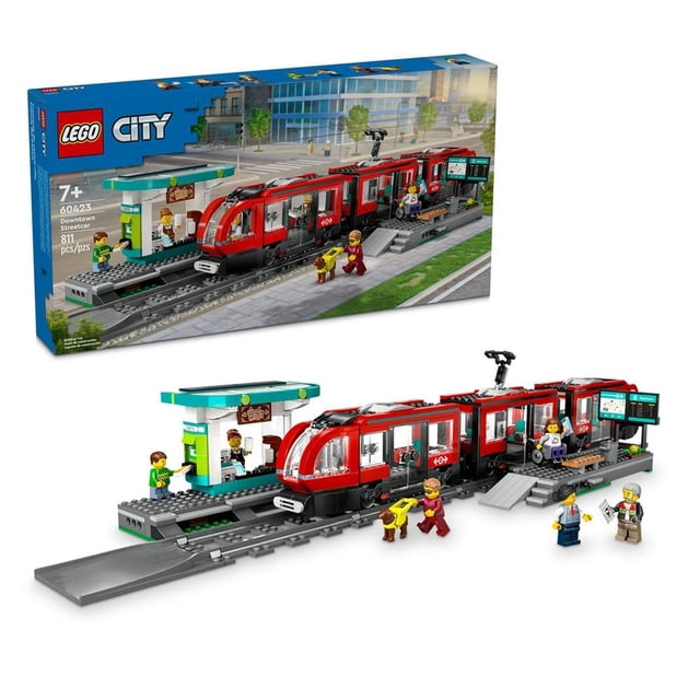 Set LEGO City Tranvía y Estación del Centro 60423