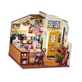 thumbnail image 4 of Kit de casa en miniatura para hacer mismo, kit de casa de muñecas, decoraciones con luces LED, kits de modelos de minicasas, kit de muebles en Cocina, 4 of 8