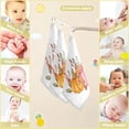 thumbnail image 3 of Dreamtimes 5 PCS Fall Pumpkins Theme Baby Muslin Washcloths, Watercolor Autumn Face Towel Burp Cloths Ultrasoft Absorbent Cotton Bath Wipes Towels for Newborn Boys Girls, 3 of 7