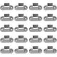 thumbnail image 3 of Qucyy 20 Pack 1 x 1 inch Square Post Flange Base, Aluminum Floor Mount Anchor Post Base, Deck Railing Bracket, Light Duty Post Fence or Deck Mount Post Fitting, 3 of 3
