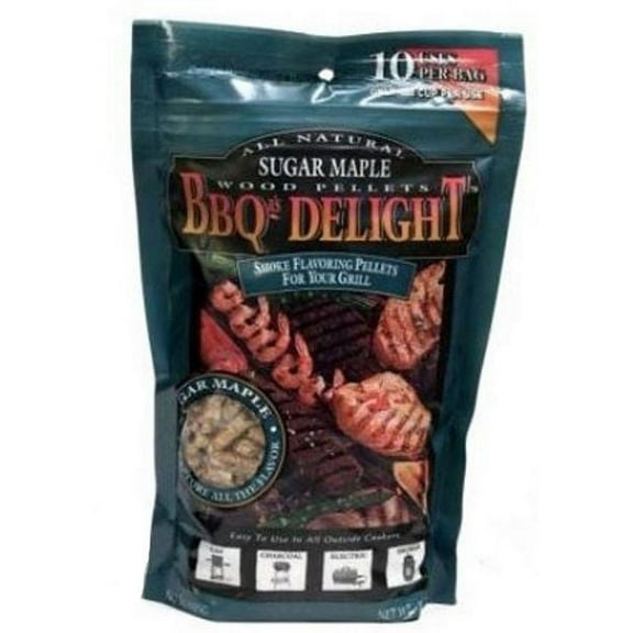 BBQr's Delight Sugar Maple Pellet Blend 1lb Grilling Smoking Pellets 100% All Natural