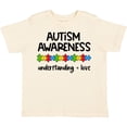 thumbnail image 3 of Inktastic Autism Awareness Understanding and Love with Puzzle Pieces Boys or Girls Toddler T-Shirt, 3 of 5
