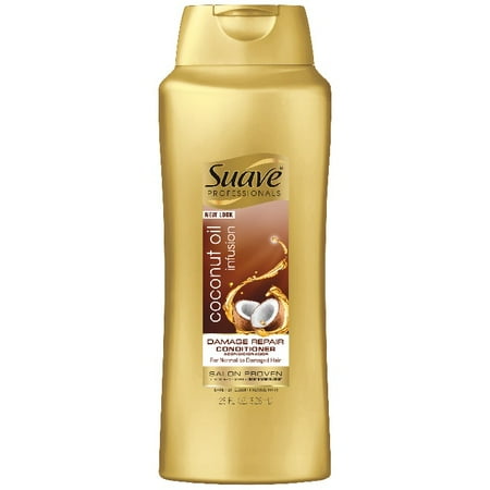 Furman Professional Conditioner - Suave Professionals Coconut Oil Infusion Damage Repair Conditioner, 28 oz
