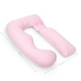 thumbnail image 4 of PharMeDoc U Shape Full Body Pillow Cover - Light Pink - COVER ONLY, 4 of 5